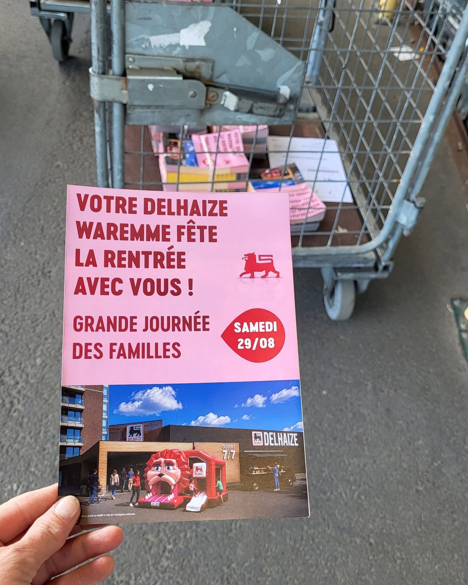Dépôt d'imprimés pour distribution